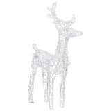 Decorazione Natalizia Renne e Slitta 160 LED 130 cm in Acrilico