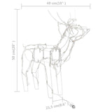 Decorazioni di Natale a Forma di Renne 3 pz 229 LED