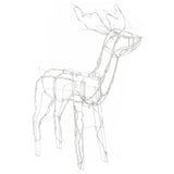 Decorazioni di Natale a Forma di Renne 3 pz 229 LED