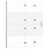 Pannello Doccia Pieghevole in ESG 120x140 cm Bianco