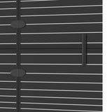 Pannello Doccia Pieghevole in ESG 80x140 cm Nero