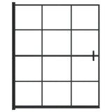 Pannello per Box Doccia in ESG 116x140 cm Nero