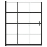 Pannello per Box Doccia in ESG 116x140 cm Nero