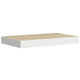 Scaffali a Parete 4 pz Rovere e Bianco 40x23,5x3,8 cm in MDF