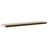 Scaffali a Parete 4 pz Rovere e Bianco 120x23,5x3,8 cm in MDF