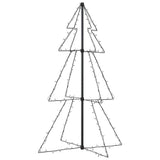 Albero di Natale a Cono 160 LED per Interni Esterni 78x120 cm