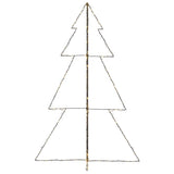Albero di Natale a Cono 240 LED per Interni Esterni 118x180 cm