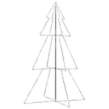 Albero di Natale a Cono 240 LED per Interni Esterni 118x180 cm