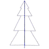 Albero di Natale a Cono 240 LED per Interni Esterni 118x180 cm