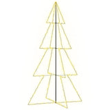 Albero di Natale a Cono 360 LED per Interni Esterni 143x250 cm