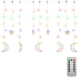 Luci Fatate Stella e Luna con Telecomando 345 LED Colorate