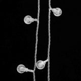 Filo di Luci Sferiche 20m 200 LED Bianco Caldo 8 Funzioni