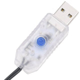 Stringa di Luci con 400 LED Multicolore 40 m 8 Effetti Luce