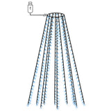 Rete di Luce per Albero di Natale 250 LED Blu 250 cm