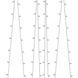 Luci Solari Fatate 2 pz 2x200 LED Bianco Freddo Interni Esterni