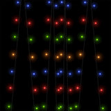 Luci Solari Fatate 5 pz 5x200 LED Bianco Freddo Interni Esterni