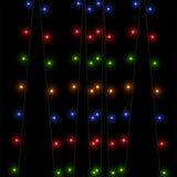 Luci Solari Fatate 5 pz 5x200 LED Bianco Freddo Interni Esterni