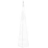 Cono di Luce LED Acrilico Decorativo Bianco Freddo 60 cm