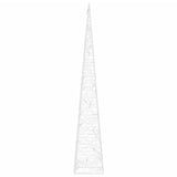 Cono di Luce LED Acrilico Decorativo Bianco Freddo 60 cm