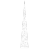 Cono di Luce LED Acrilico Decorativo Bianco Freddo 90 cm