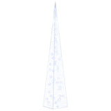 Cono di Luce LED Decorativo Acrilico Blu 90 cm