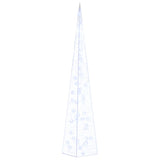 Cono di Luce LED Decorativo Acrilico Blu 90 cm