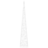 Cono di Luce LED Decorativo Acrilico Blu 90 cm
