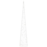Cono di Luce LED Decorativo Acrilico Blu 90 cm