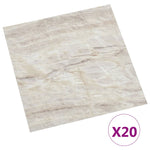 Listoni per Pavimenti Autoadesivi 20 pz in PVC 1,86 m Beige