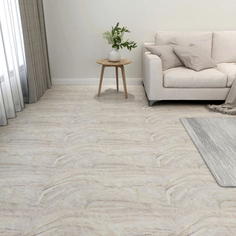 Listoni per Pavimenti Autoadesivi 20 pz in PVC 1,86 m Beige