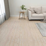 Listoni Pavimenti Adesivi 20 pz in PVC 1,86 m Marrone Chiaro
