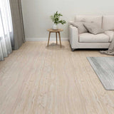 Listoni Pavimenti Adesivi 20 pz in PVC 1,86 m Marrone Chiaro