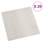Listoni per Pavimenti Autoadesivi 20 pz in PVC 1,86 m Beige
