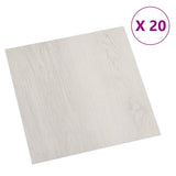 Listoni per Pavimenti Autoadesivi 20 pz in PVC 1,86 m Beige
