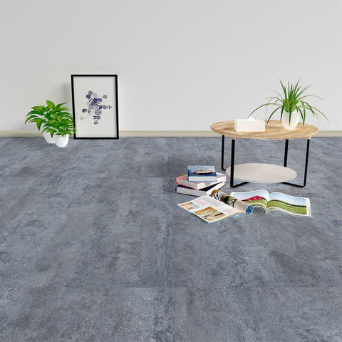 Listoni Pavimenti Adesivi 20 pz in PVC 1,86 m Marmo Grigio