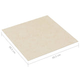 Listoni per Pavimenti Autoadesivi 20 pz in PVC 1,86 m Beige