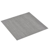 Listoni Pavimenti Adesivi 20 pz in PVC 1,86 m Grigio Granito