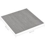 Listoni Pavimenti Adesivi 20 pz in PVC 1,86 m Grigio Granito