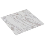 Listoni Pavimenti Adesivi 20 pz in PVC 1,86 m Marmo Bianco