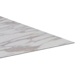 Listoni Pavimenti Adesivi 20 pz in PVC 1,86 m Marmo Bianco