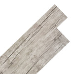 Listoni Autoadesivi in PVC 5,21 m 2 mm Rovere Slavato