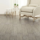 Listoni Autoadesivi in PVC 5,21 m 2 mm Rovere Slavato