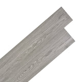 Listoni Pavimento Autoadesivi PVC 5,21 m 2 mm Grigio Scuro