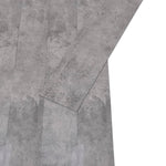 Listoni Pavimento Autoadesivi PVC 5,21m 2mm Marrone Cemento