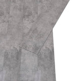 Listoni Pavimento Autoadesivi PVC 5,21m 2mm Marrone Cemento