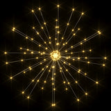 Luci di Natale Fuochi Artificio 10pz Bianco Caldo 10cm 1400 LED
