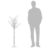 Albero Natale 140 LED 1,5 m Salice Bianco Caldo Interno Esterno