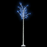 Albero Natale 200 LED 2,2 m Salice Blu Interno Esterno