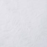 Gonna per albero di Natale bianca 150 cm in pelliccia sintetica