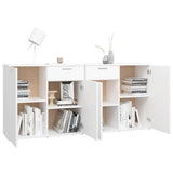 Credenza Bianca 160x36x75 cm in Legno truciolato